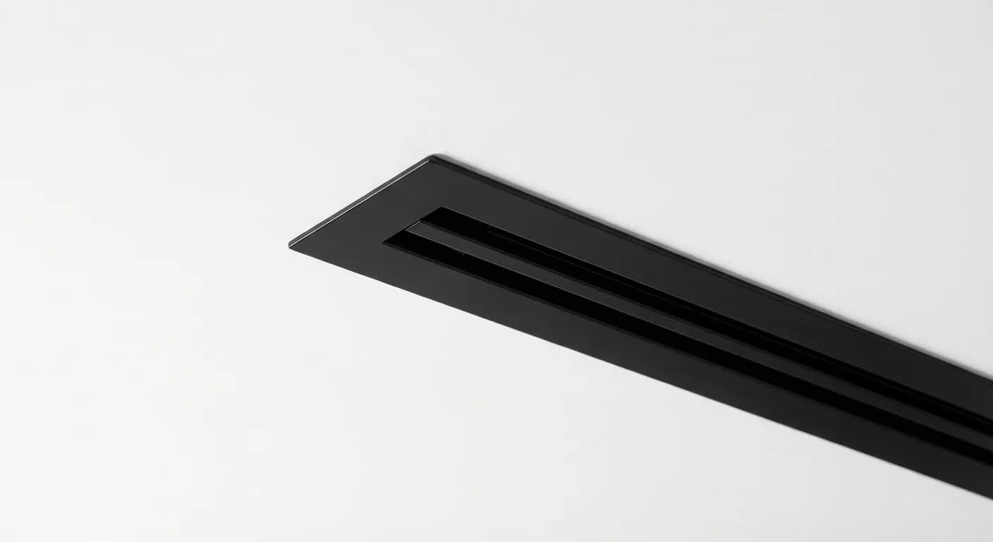 Détail d'une grille de ventilation design système Ribo