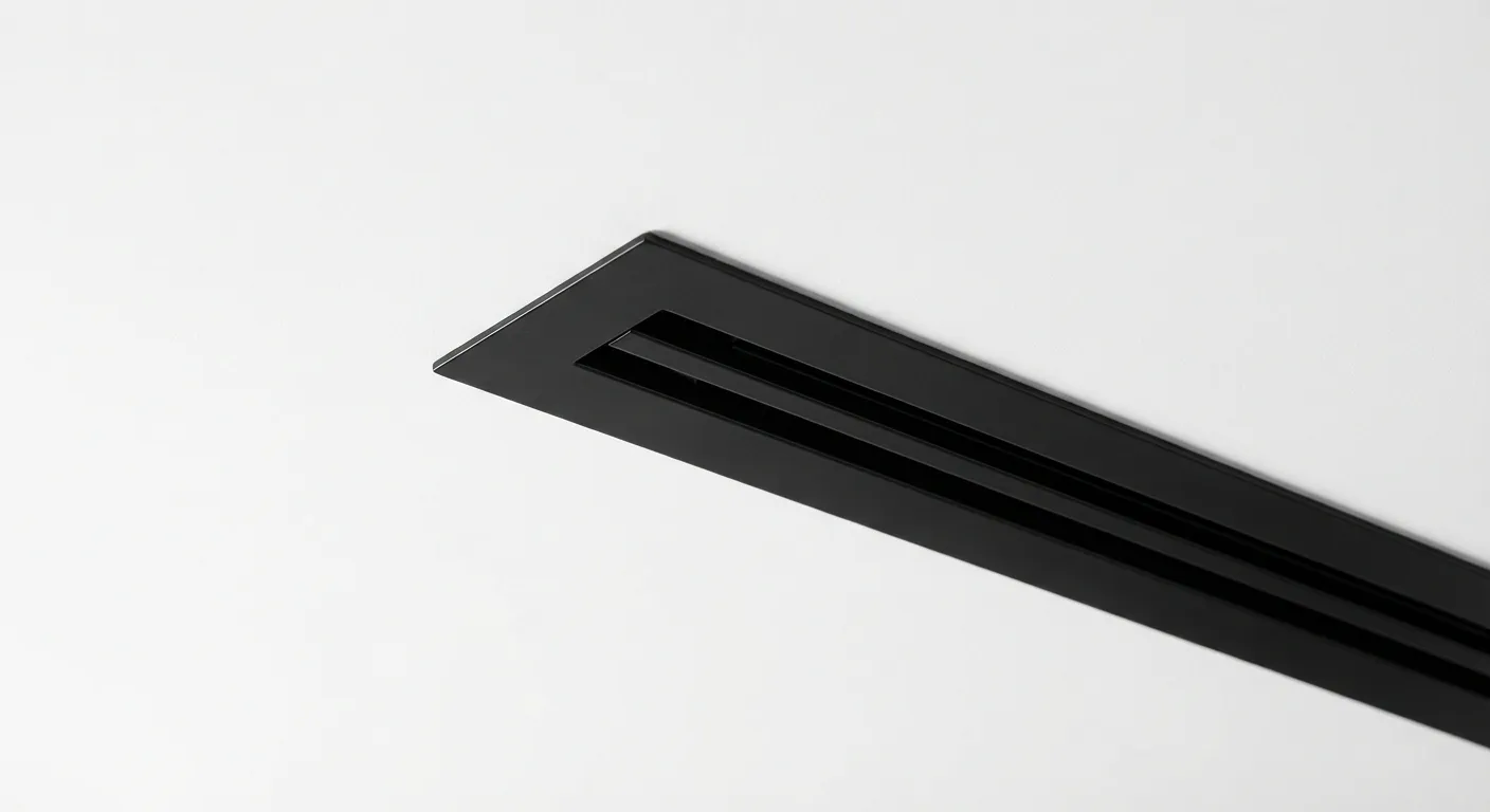 Détail d'une grille de ventilation design système Ribo