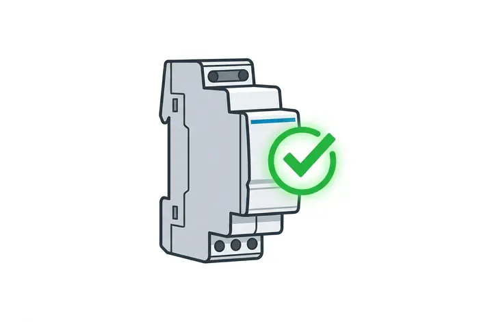 Miniature du télérupteur Hager EPS510B avec icône de validation
