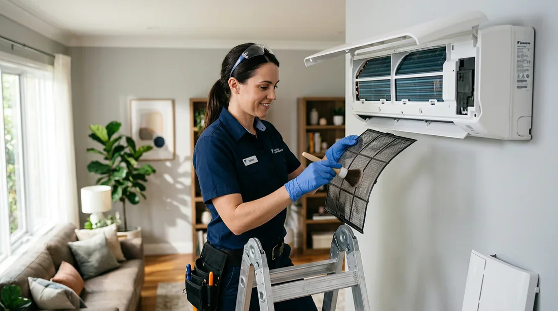 Maintenance et nettoyage de climatisation murale