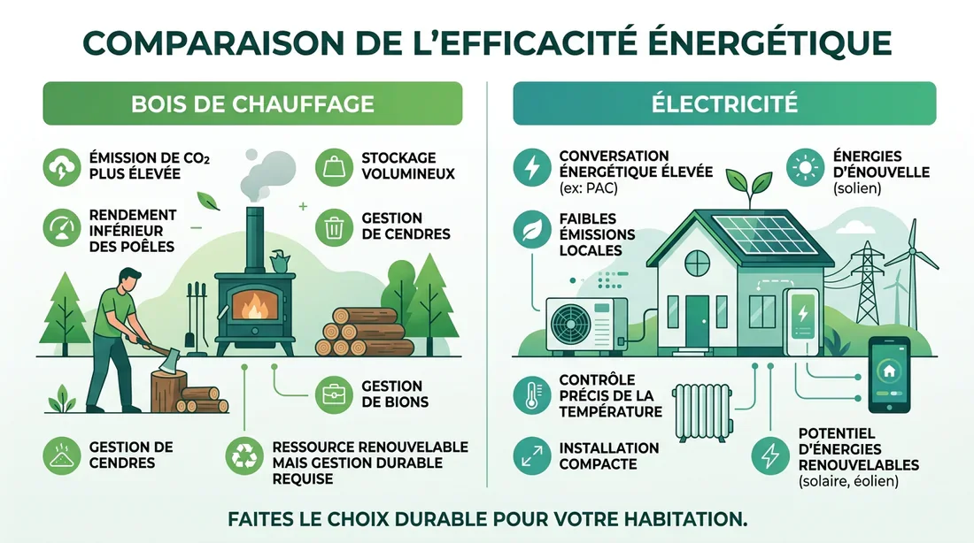 Comparatif énergétique hybride Infographie comparative des performances énergétiques