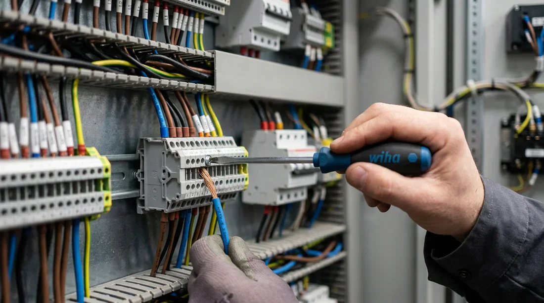 Fixation des connexions électriques Serrage de bornier pour pontage