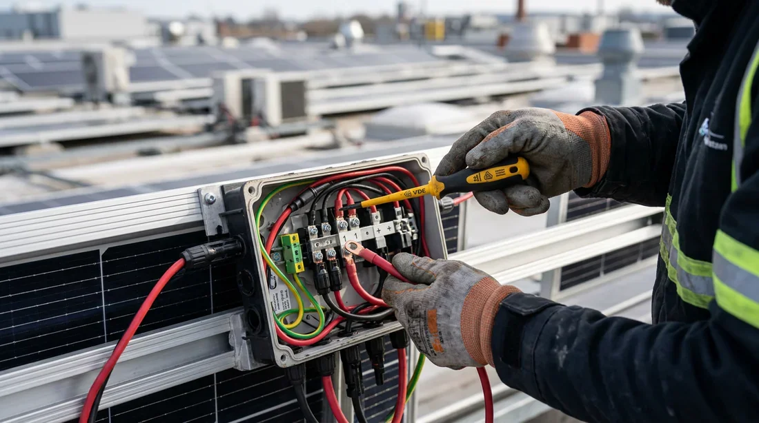 Sécurisation électrique des panneaux solaires Déconnexion électrique sécurisée d'un panneau solaire