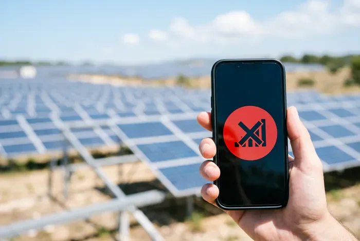 Problème de connexion application solaire