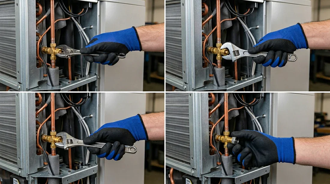 Maintenance et accès au bloc vanne 3 voies Atlantic