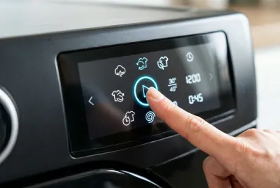 Interface digitale du lave-linge Hoover H-Wash 500