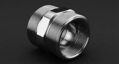 Détail d'une installation de plomberie moderne et propre