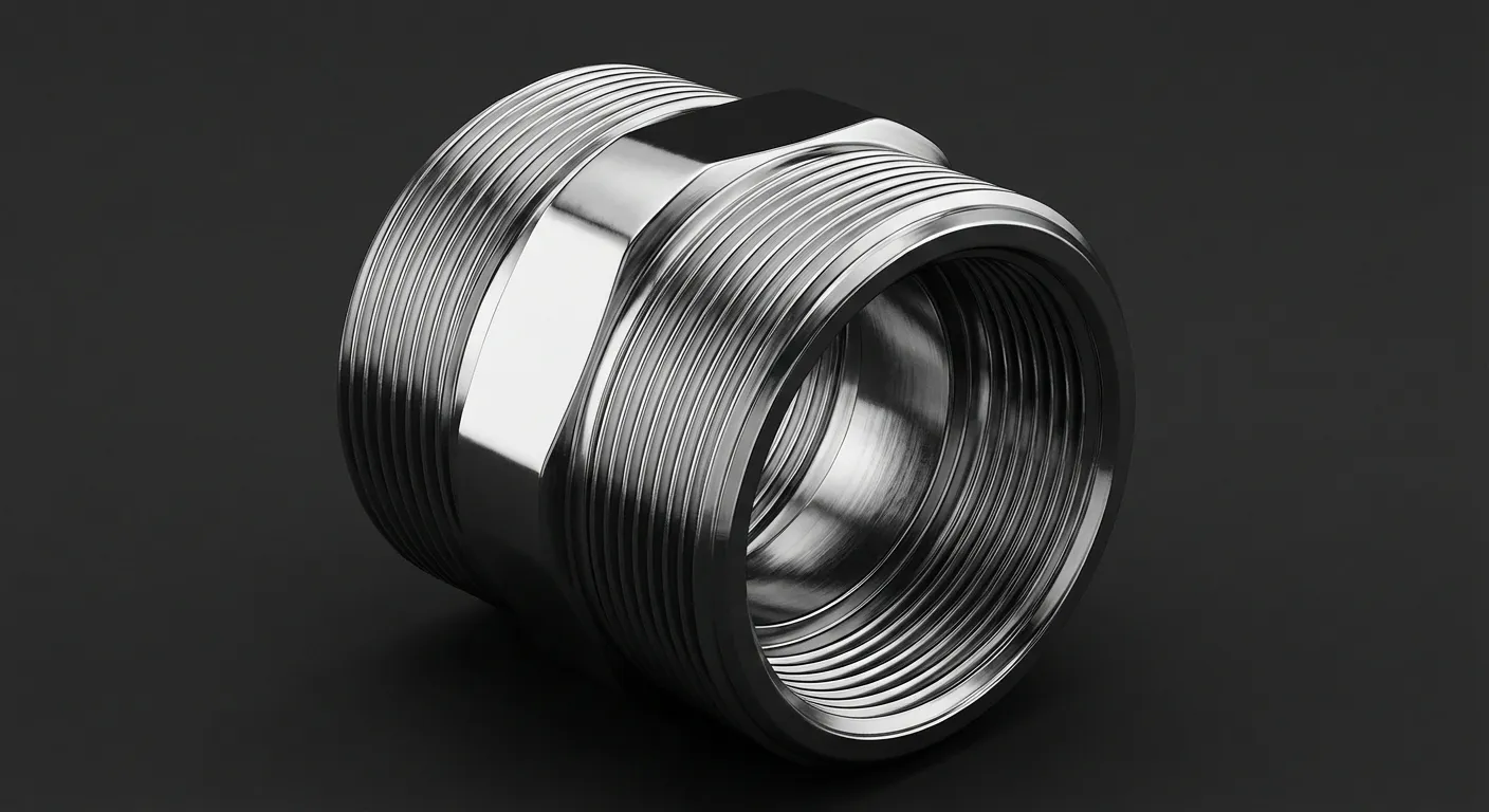 Détail d'une installation de plomberie moderne et propre