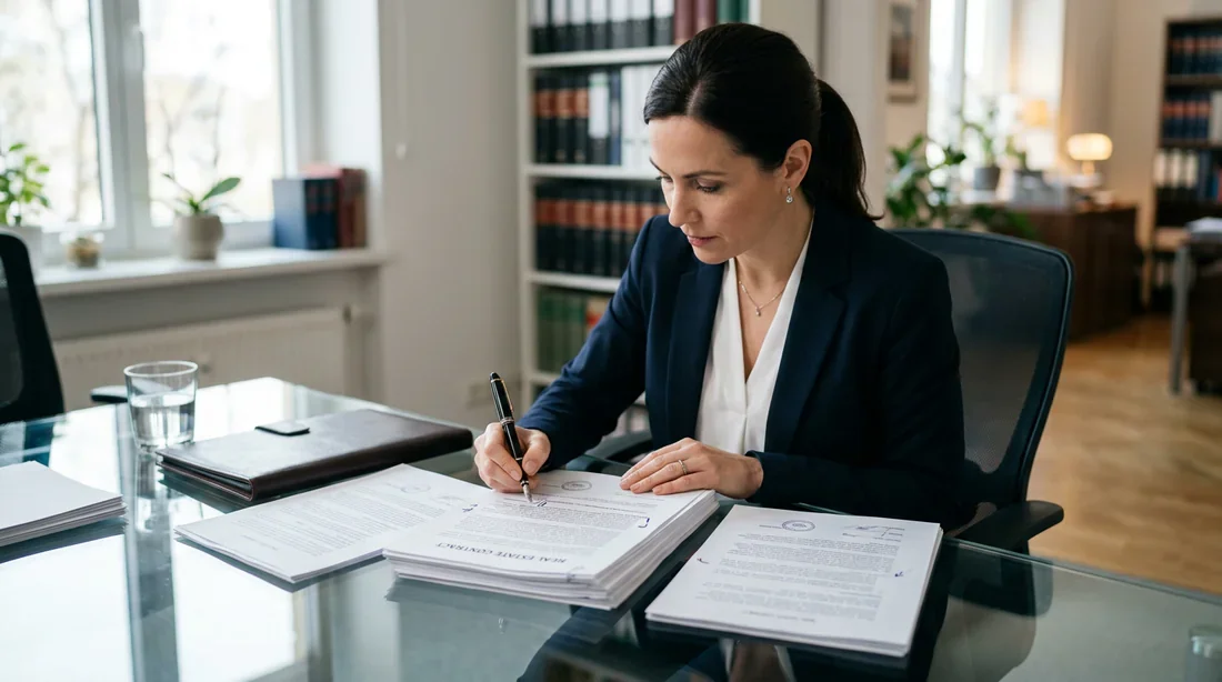 Étapes pour auditer et vérifier les clauses d'un contrat immobilier
