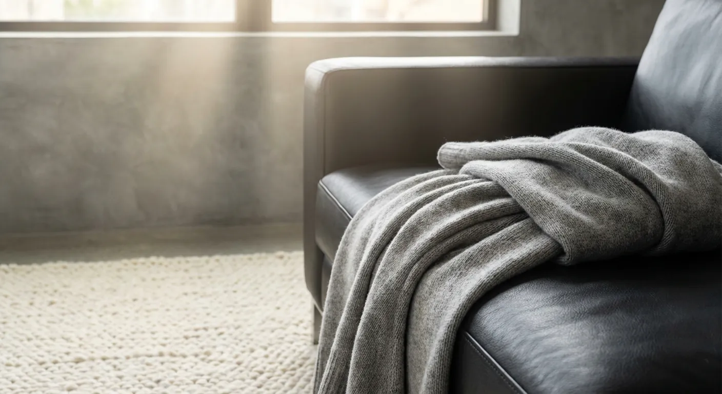 Détails des matières et nuances de gris dans un salon moderne