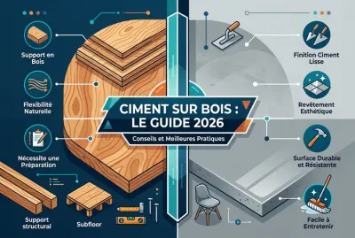 Guide 2026 : Ciment sur bois