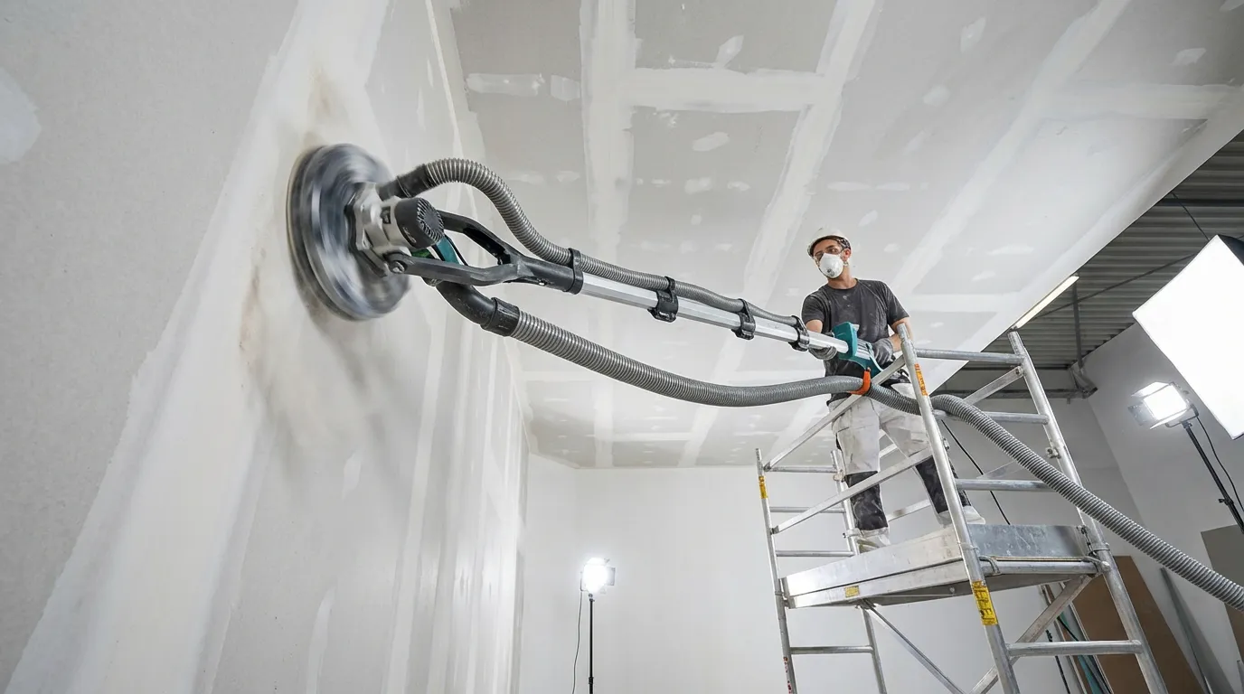 Outils haute performance pour ponçage rapide Ponceuse girafe professionnelle utilisée pour accélérer le ponçage du placo